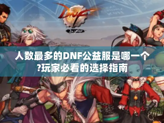 人数最多的DNF公益服是哪一个?玩家必看的选择指南