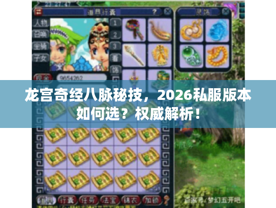龙宫奇经八脉秘技，2026私服版本如何选？权威解析！