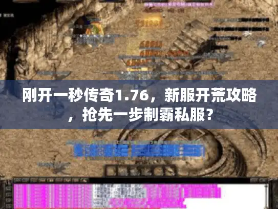 刚开一秒传奇1.76，新服开荒攻略，抢先一步制霸私服？