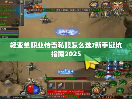轻变单职业传奇私服怎么选?新手避坑指南2025