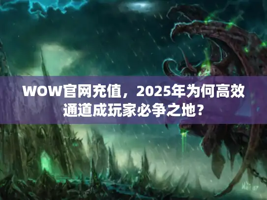WOW官网充值，2025年为何高效通道成玩家必争之地？