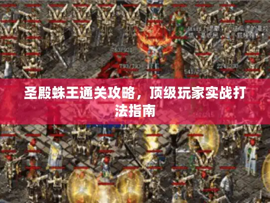 圣殿蛛王通关攻略，顶级玩家实战打法指南