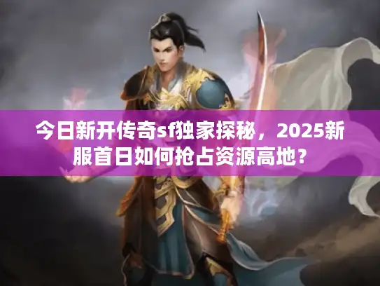 今日新开传奇sf独家探秘，2025新服首日如何抢占资源高地？