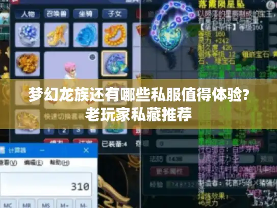 梦幻龙族还有哪些私服值得体验?老玩家私藏推荐