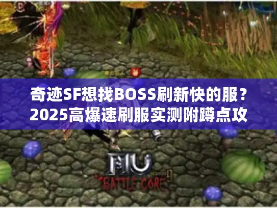 奇迹SF想找BOSS刷新快的服？2025高爆速刷服实测附蹲点攻略