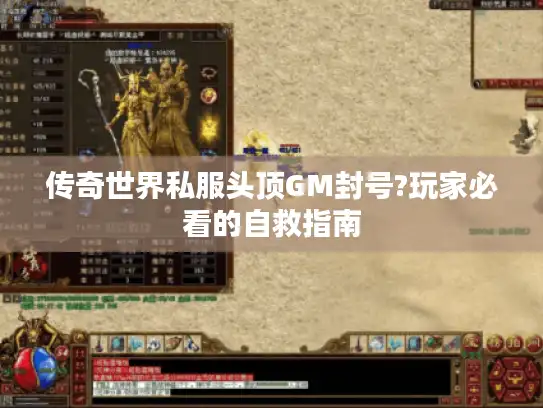 传奇世界私服头顶GM封号?玩家必看的自救指南 传奇世界私服头顶GM封号?玩家必看的自救指南