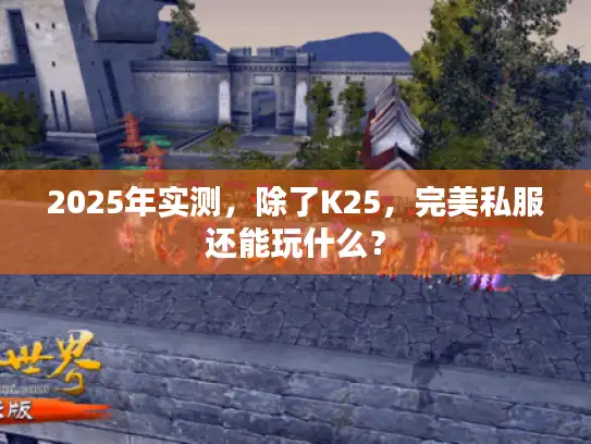 2025年实测，除了K25，完美私服还能玩什么？