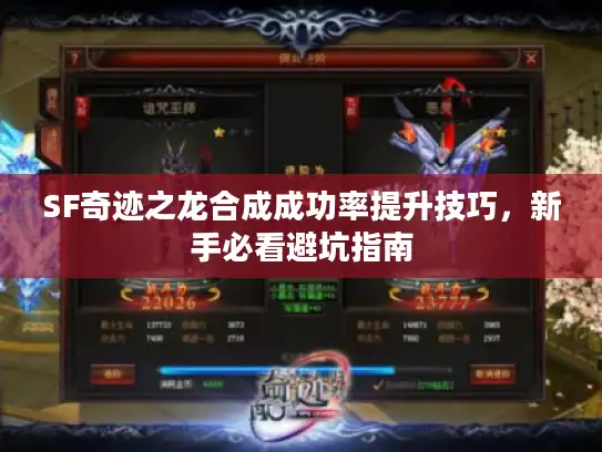SF奇迹之龙合成成功率提升技巧，新手必看避坑指南