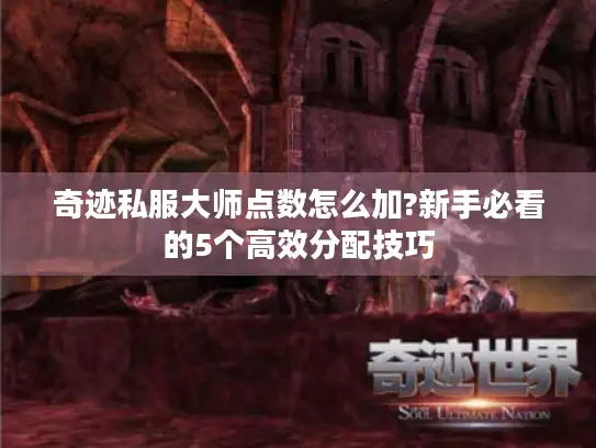 奇迹私服大师点数怎么加?新手必看的5个高效分配技巧