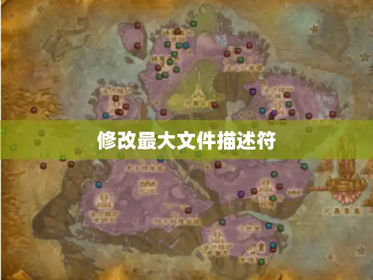 修改最大文件描述符 修改最大文件描述符