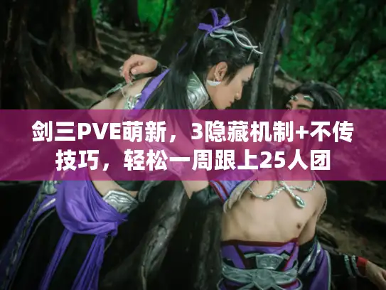 剑三PVE萌新，3隐藏机制+不传技巧，轻松一周跟上25人团