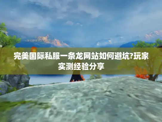 完美国际私服一条龙网站如何避坑?玩家实测经验分享 完美国际私服一条龙网站如何避坑?玩家实测经验分享