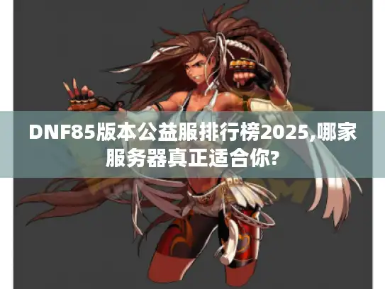 DNF85版本公益服排行榜2025,哪家服务器真正适合你? DNF85版本公益服排行榜2025,哪家服务器真正适合你?