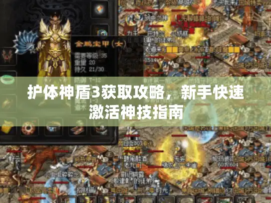 护体神盾3获取攻略，新手快速激活神技指南