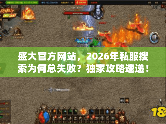 盛大官方网站，2026年私服搜索为何总失败？独家攻略速递！