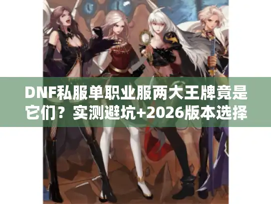 DNF私服单职业服两大王牌竟是它们？实测避坑+2026版本选择全攻略