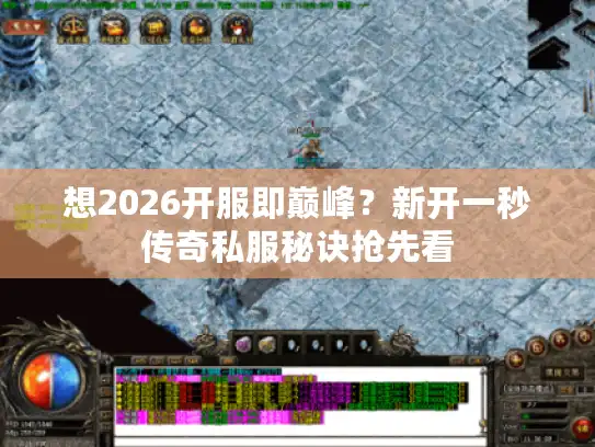 想2026开服即巅峰？新开一秒传奇私服秘诀抢先看