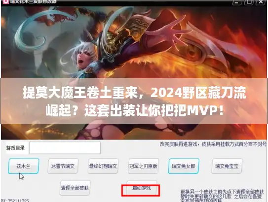 提莫大魔王卷土重来，2024野区藏刀流崛起？这套出装让你把把MVP！