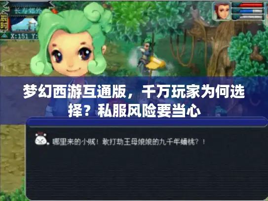 梦幻西游互通版，千万玩家为何选择？私服风险要当心