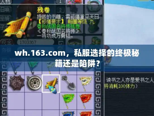 wh.163.com,私服选择的终极秘籍还是陷阱? wh.163.com,私服选择的终极秘籍还是陷阱?