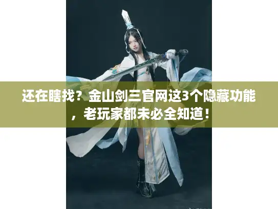 还在瞎找？金山剑三官网这3个隐藏功能，老玩家都未必全知道！