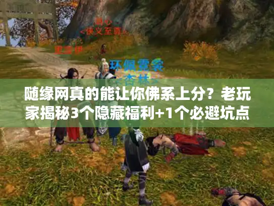 随缘网真的能让你佛系上分?老玩家揭秘3个隐藏福利+1个必避坑点 随缘网真的能让你佛系上分?老玩家揭秘3个隐藏福利+1个必避坑点