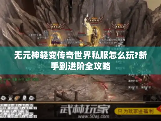 无元神轻变传奇世界私服怎么玩?新手到进阶全攻略