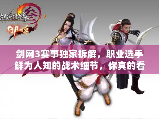 剑网3赛事独家拆解,职业选手鲜为人知的战术细节,你真的看懂了吗? 剑网3赛事独家拆解,职业选手鲜为人知的战术细节,你真的看懂了吗?