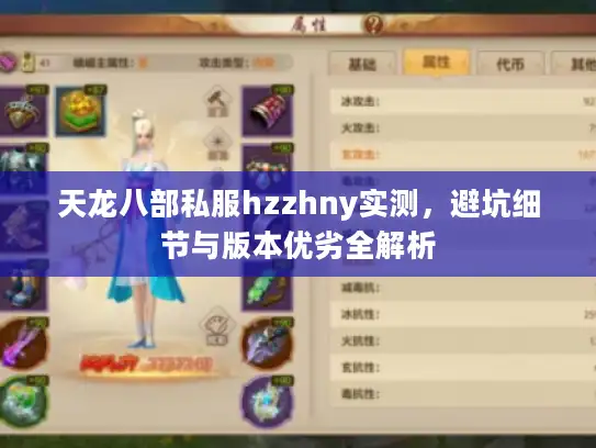 天龙八部私服hzzhny实测，避坑细节与版本优劣全解析