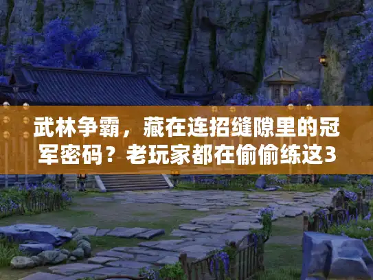 武林争霸，藏在连招缝隙里的冠军密码？老玩家都在偷偷练这3招！