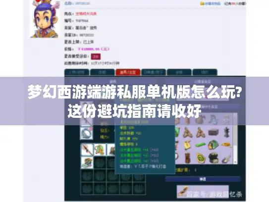 梦幻西游端游私服单机版怎么玩?这份避坑指南请收好 梦幻西游端游私服单机版怎么玩?这份避坑指南请收好