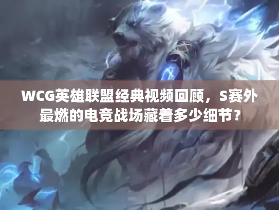 WCG英雄联盟经典视频回顾，S赛外最燃的电竞战场藏着多少细节？