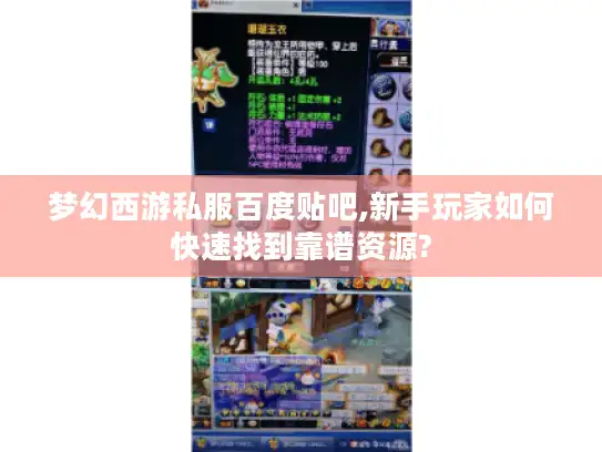 梦幻西游私服百度贴吧,新手玩家如何快速找到靠谱资源?