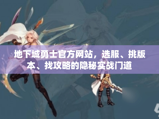 地下城勇士官方网站,选服、挑版本、找攻略的隐秘实战门道 地下城勇士官方网站,选服、挑版本、找攻略的隐秘实战门道