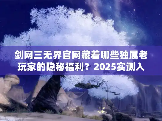 剑网三无界官网藏着哪些独属老玩家的隐秘福利？2025实测入口速探