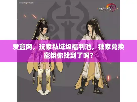 爱盒网，玩家私域级福利池，独家兑换密钥你找到了吗？