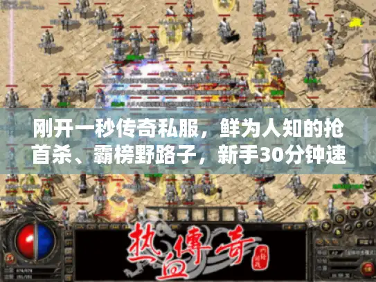 刚开一秒传奇私服,鲜为人知的抢首杀、霸榜野路子,新手30分钟速成 刚开一秒传奇私服,鲜为人知的抢首杀、霸榜野路子,新手30分钟速成