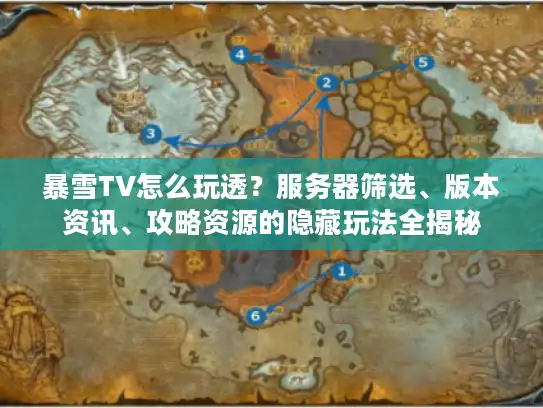暴雪TV怎么玩透？服务器筛选、版本资讯、攻略资源的隐藏玩法全揭秘