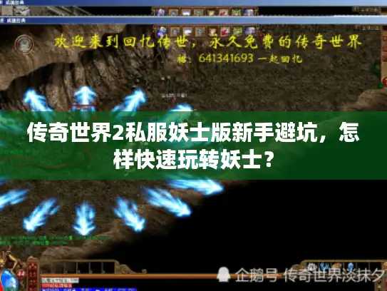 传奇世界2私服妖士版新手避坑，怎样快速玩转妖士？