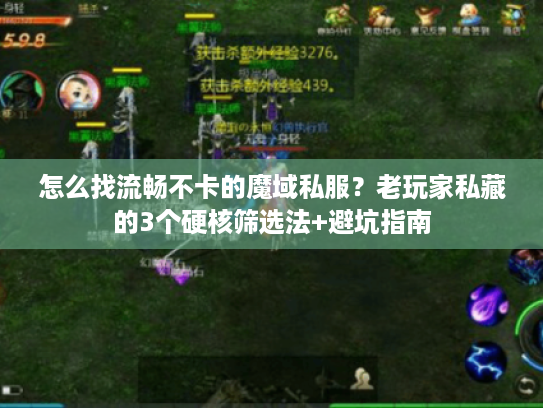 怎么找流畅不卡的魔域私服？老玩家私藏的3个硬核筛选法+避坑指南