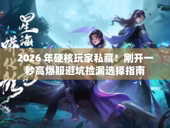 2026 年硬核玩家私藏！刚开一秒高爆服避坑捡漏选择指南