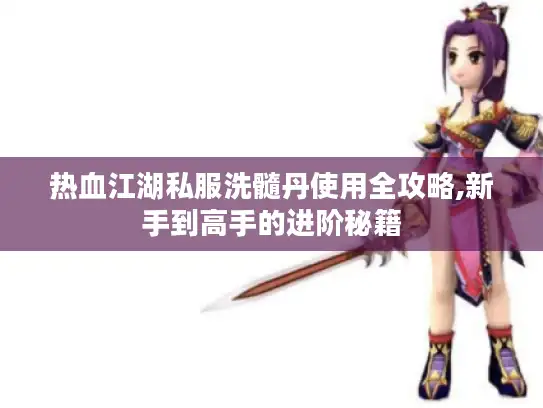 热血江湖私服洗髓丹使用全攻略,新手到高手的进阶秘籍