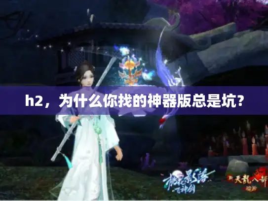 h2，为什么你找的神器版总是坑？