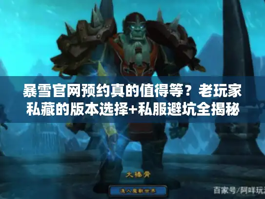 暴雪官网预约真的值得等？老玩家私藏的版本选择+私服避坑全揭秘