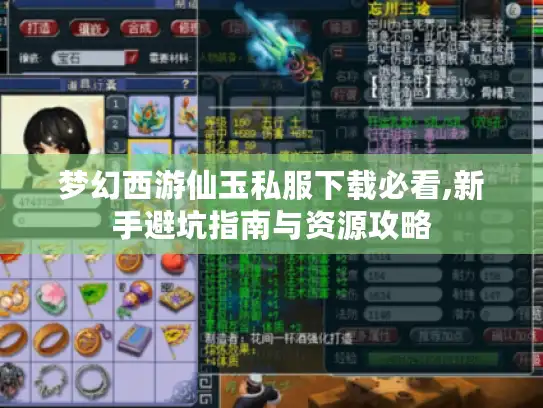 梦幻西游仙玉私服下载必看,新手避坑指南与资源攻略