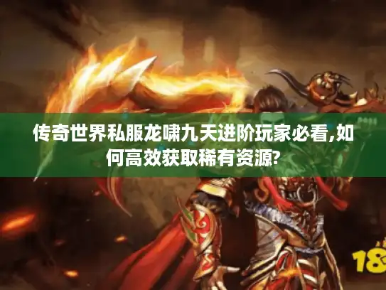 传奇世界私服龙啸九天进阶玩家必看,如何高效获取稀有资源?