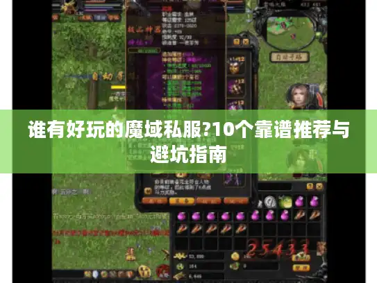谁有好玩的魔域私服?10个靠谱推荐与避坑指南 谁有好玩的魔域私服?10个靠谱推荐与避坑指南