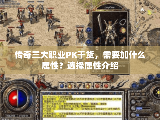 传奇三大职业PK干货,需要加什么属性?选择属性介绍 传奇三大职业PK干货,需要加什么属性?选择属性介绍