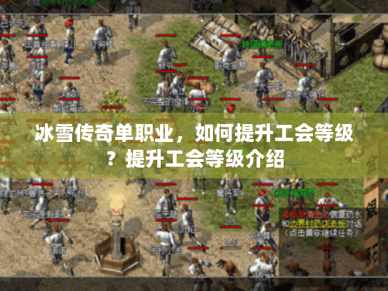 冰雪传奇单职业,如何提升工会等级?提升工会等级介绍 冰雪传奇单职业,如何提升工会等级?提升工会等级介绍