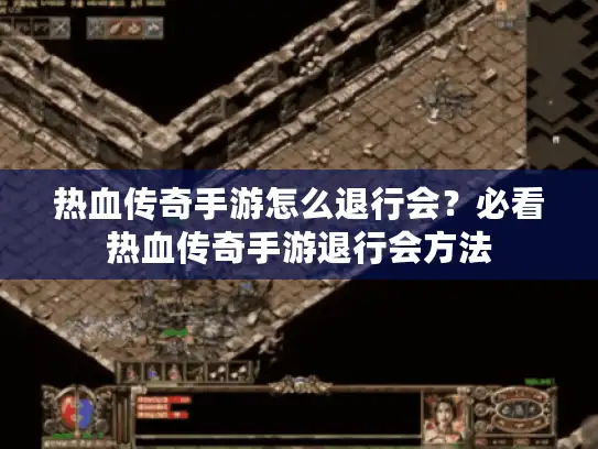 热血传奇手游怎么退行会?必看热血传奇手游退行会方法 热血传奇手游怎么退行会?必看热血传奇手游退行会方法